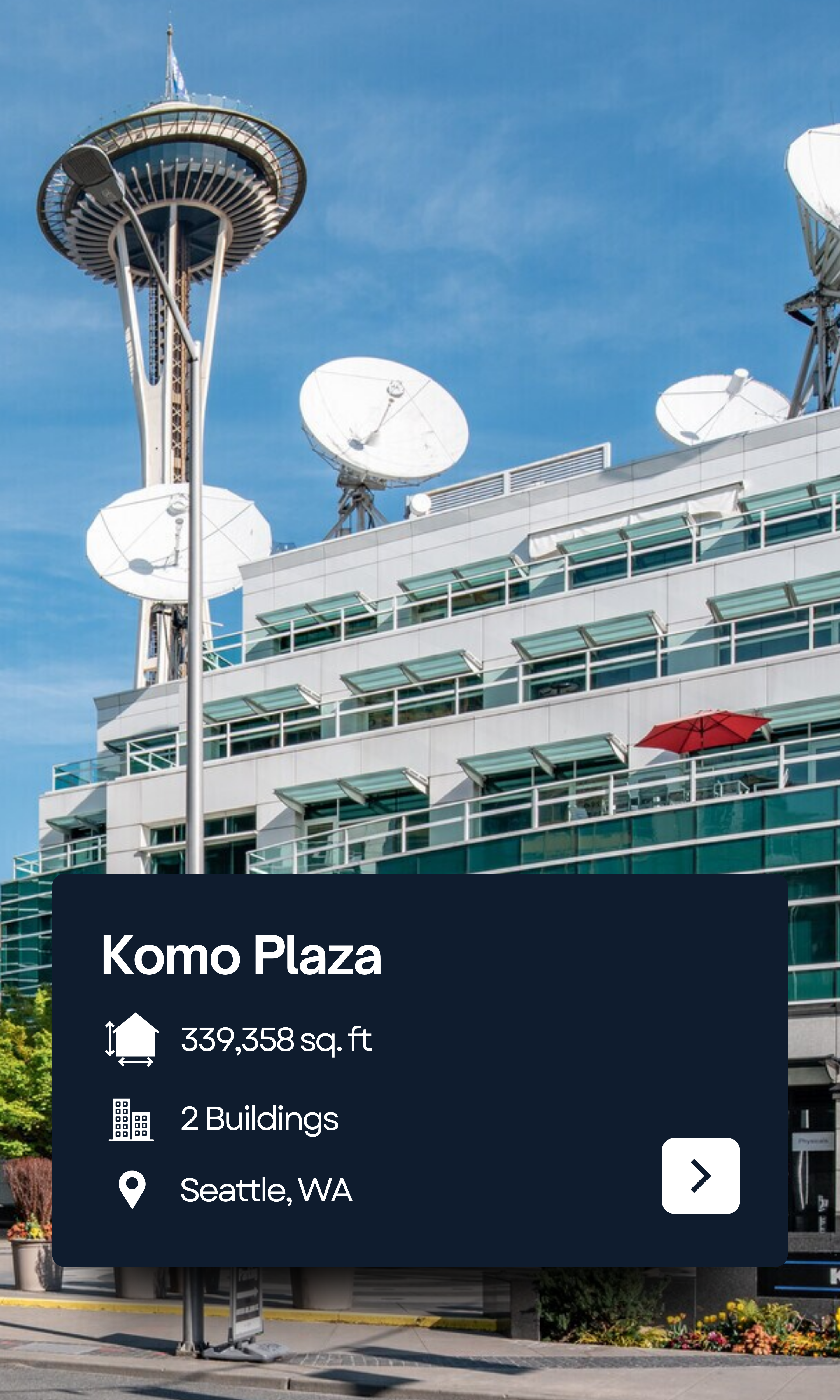 Komo Plaza Seattle, WA (At City Center next to the iconic Seattle Space Needle)
